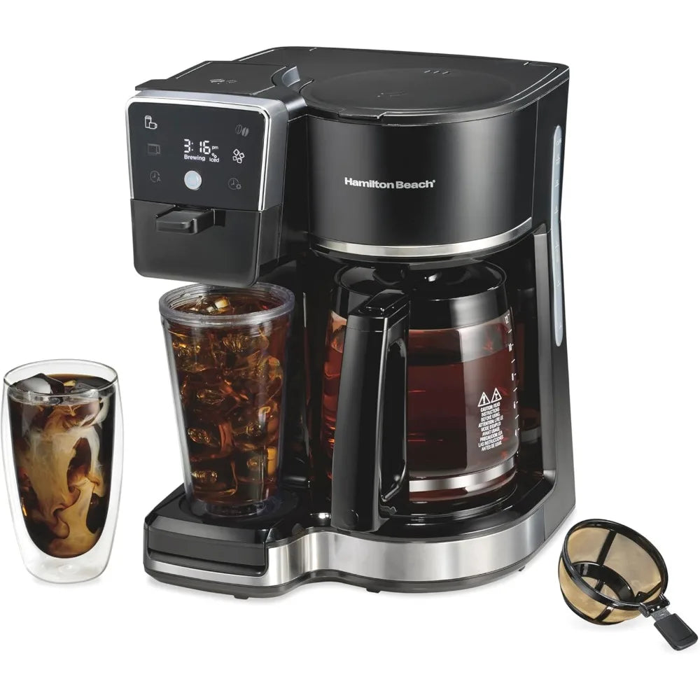 Hamilton Beach Two Way Hot and Iced Coffee Maker and Single Serve