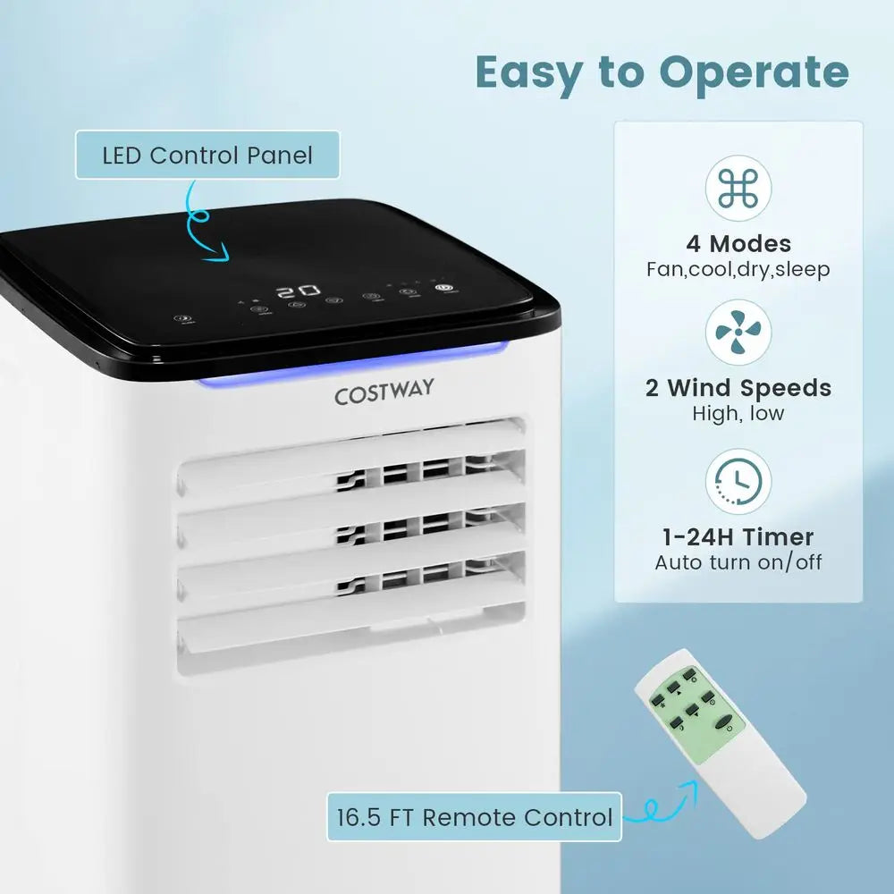 YTYIN 10000 BTU Portable Air Conditioner for Room Up To 400 Sq Ft