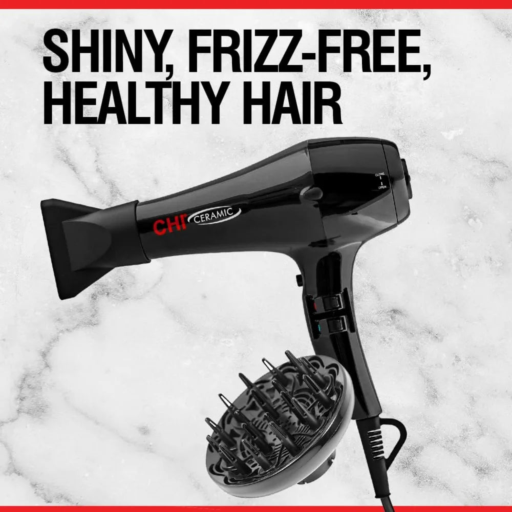 CHI Ceramic 1875W Hair Dryer With Concentrator Nozzle