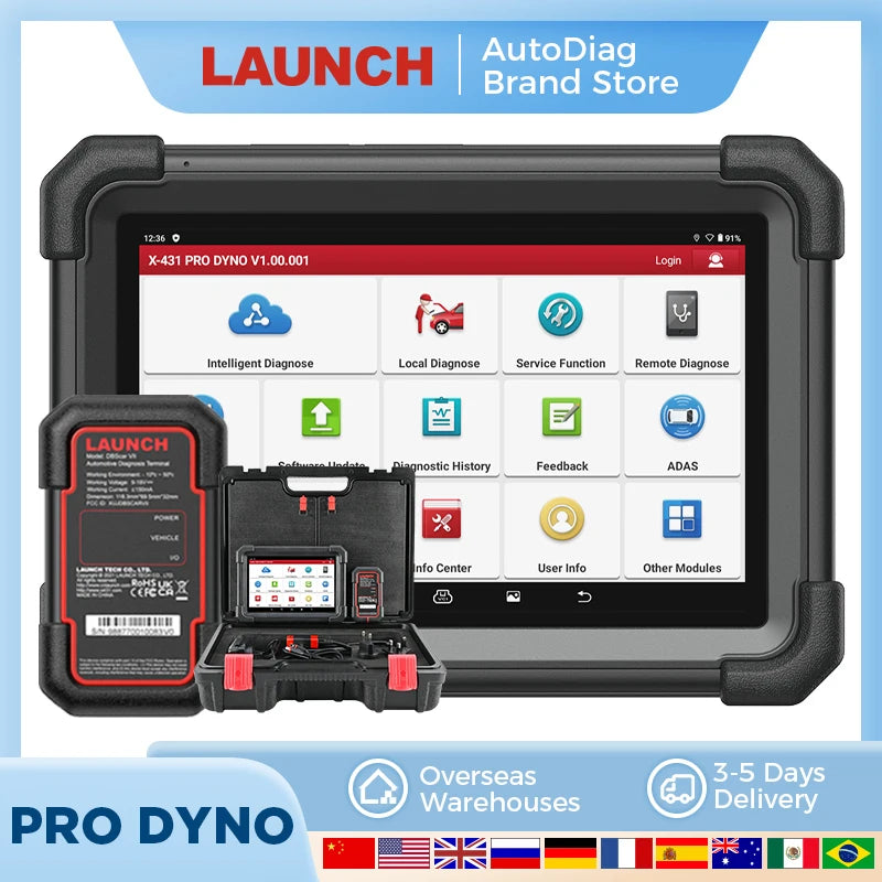 Launch X431 PRO DYNO Automotive OBD2 Diagnostic Scanner Tool