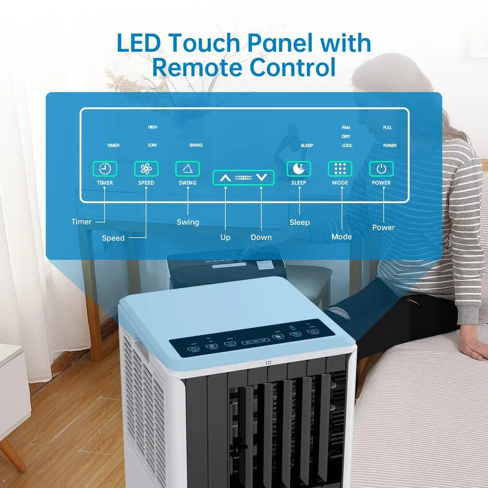 YTYIN 8000 BTU Portable Air Conditioner 3 in 1 Dehumidifier