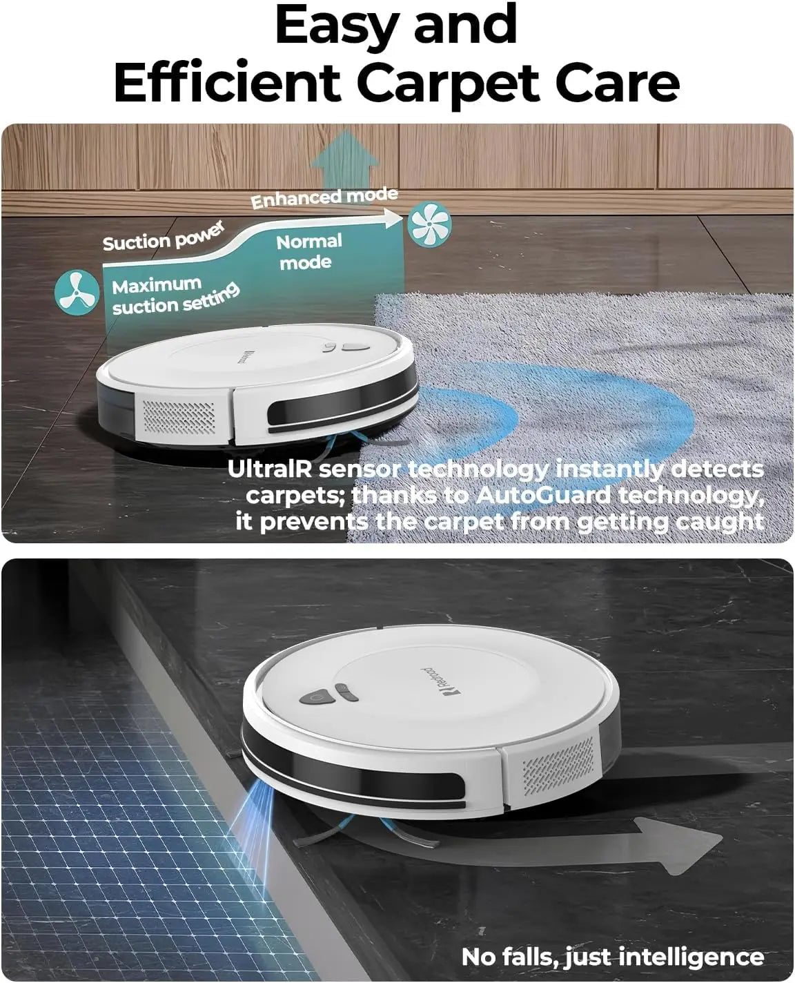 XMSJ Robot Vacuum Cleaner With Mapping And Obstacle Avoidance