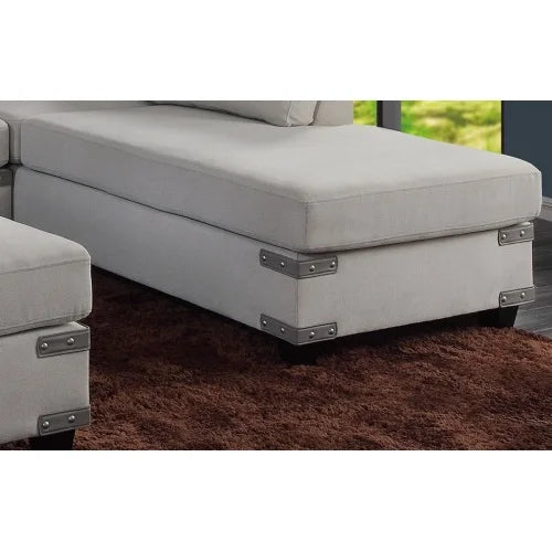 Chenille Split Sofa Set With Soft Cushions For Living Rooms