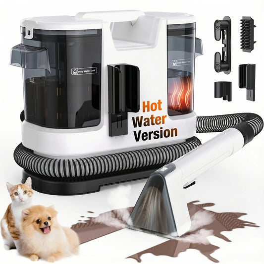 Lubluelu V8 Instant Heated Carpet Cleaner With Powerful 15KPa Suction