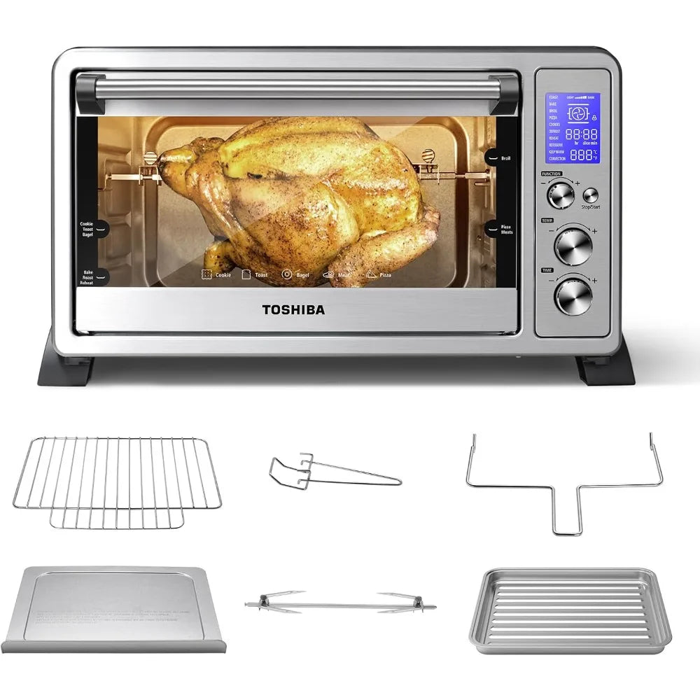Toshiba 25 Liter 10 In One Convection Toaster Oven Rotisserie