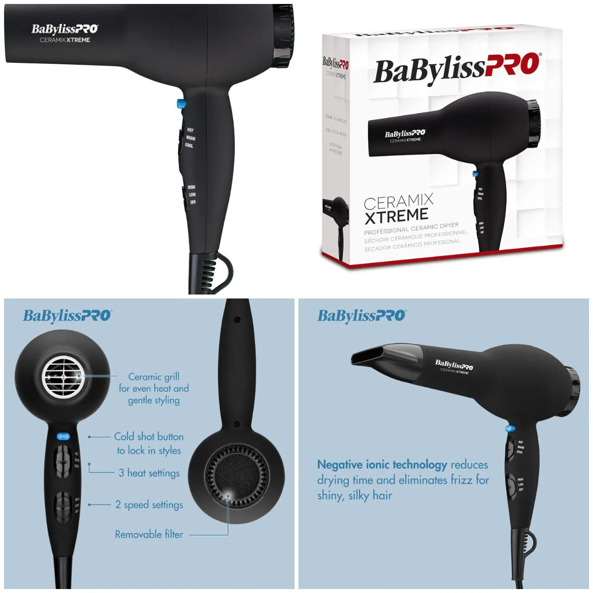 XMSJ Xtreme Performance Hair Dryer With Advanced Heat Control