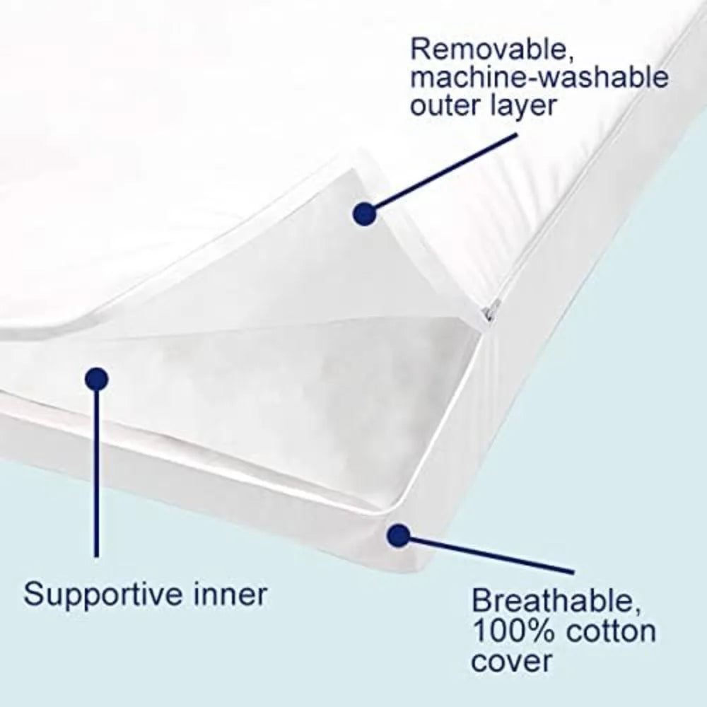Pillows Set of 2 Hybrid Shredded Memory Foam Adjustable Loft