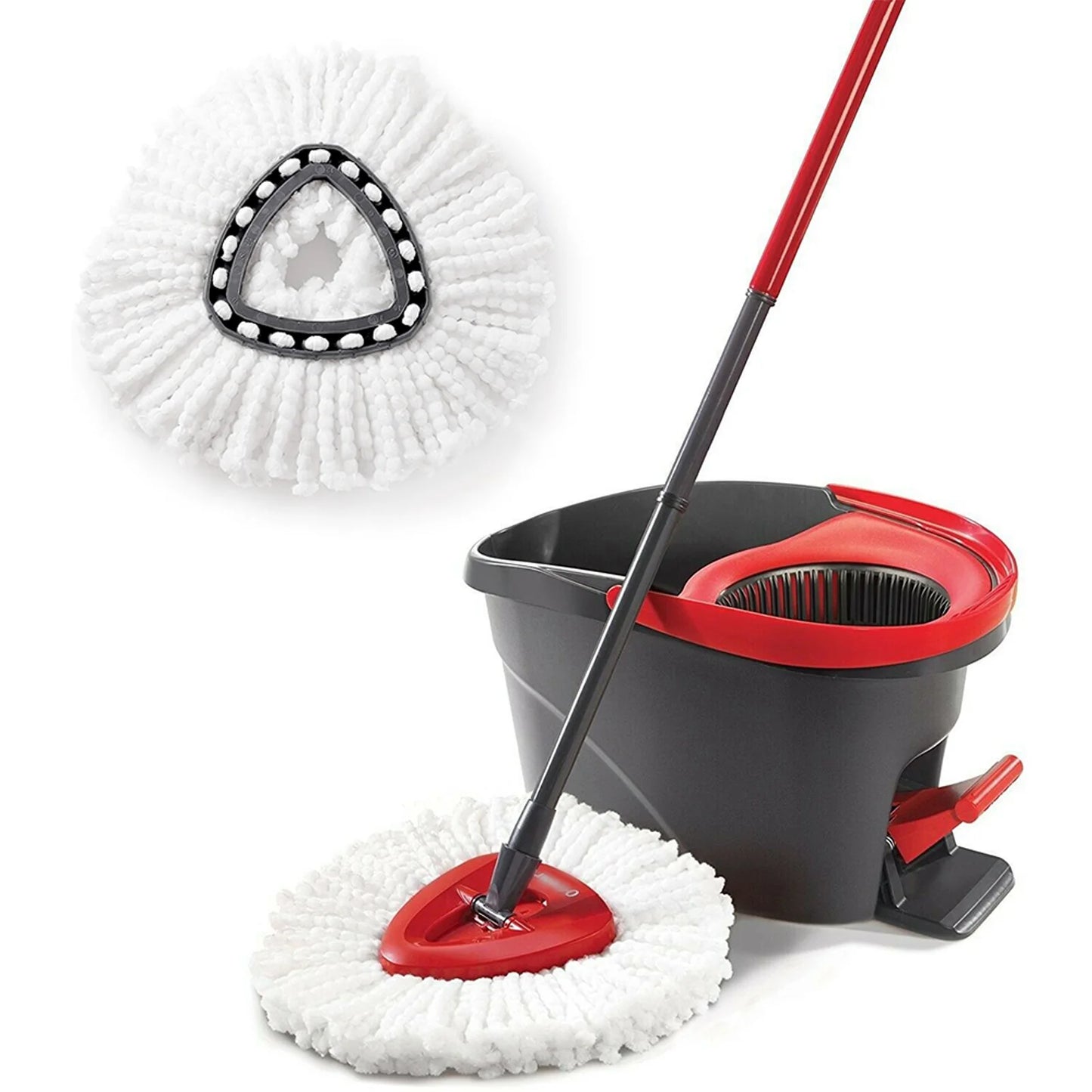 Easy Wring Floor Mop MicrofibreFabric Refill Head 2 In 1