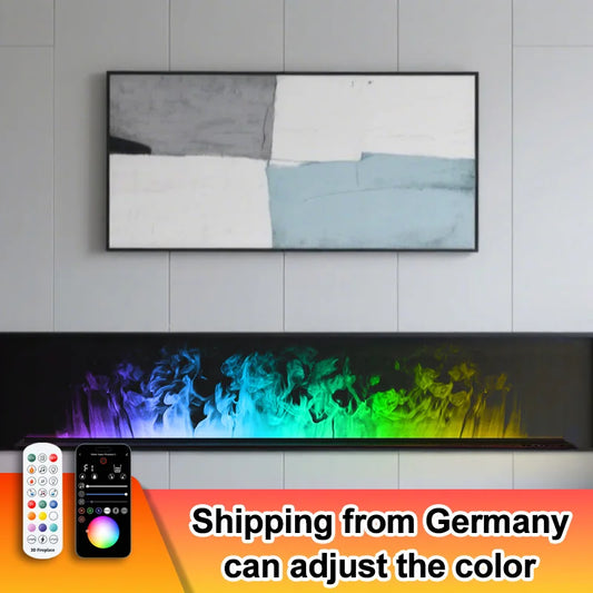 AFLYEVER Custom 3D Atomizing Fireplace Core TV Cabinet Humidifier