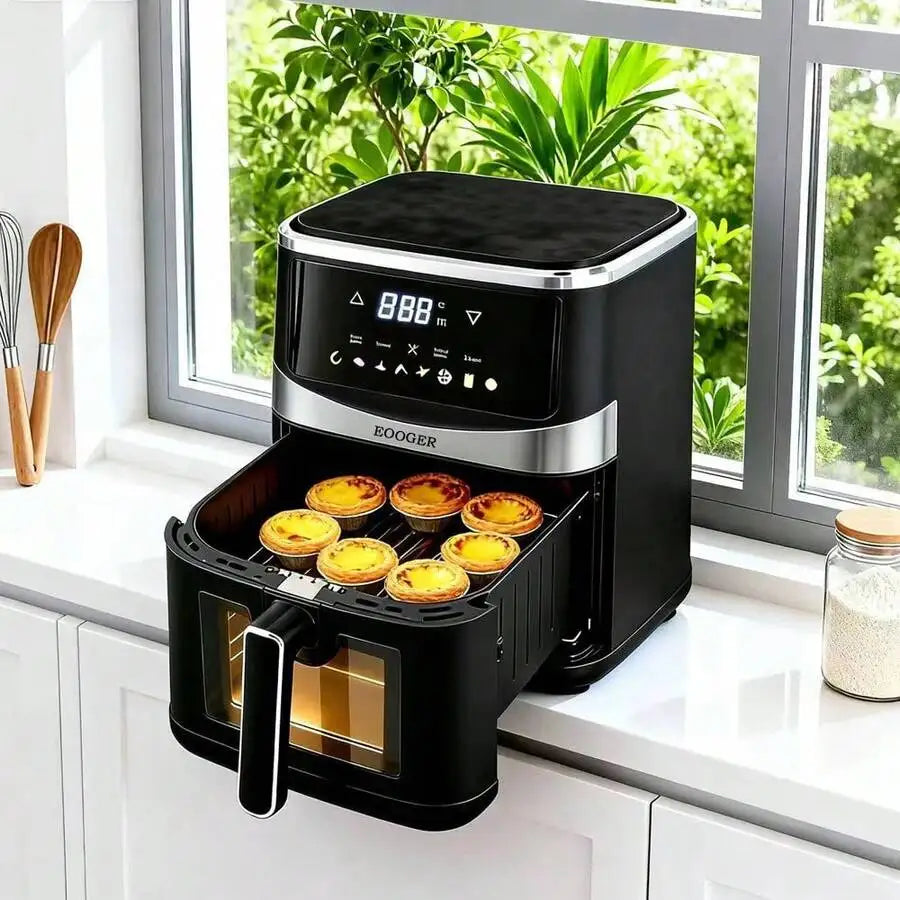 XMSJ Air Fryer With Hi Fry Technology And Touchscreen Controls