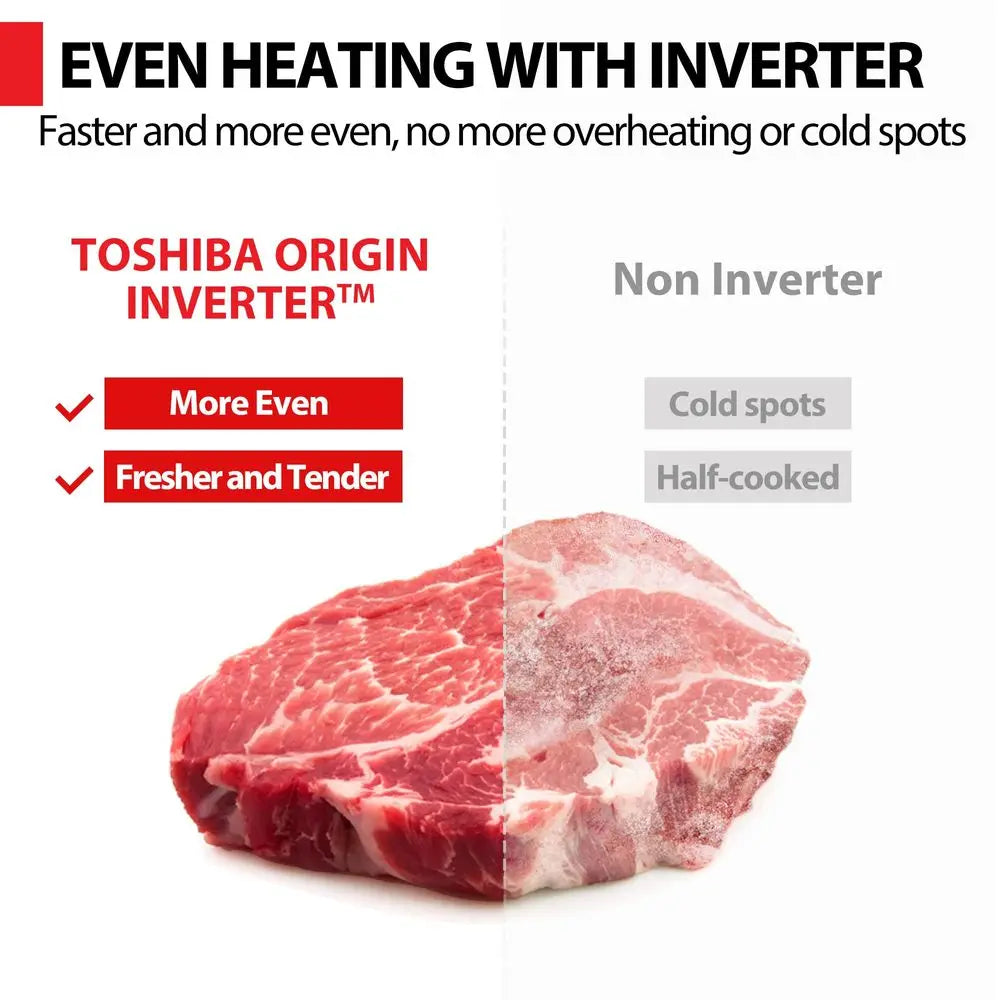 YTYIN 6in1 Inverter Countertop Microwave Air Fryer Combo Oven