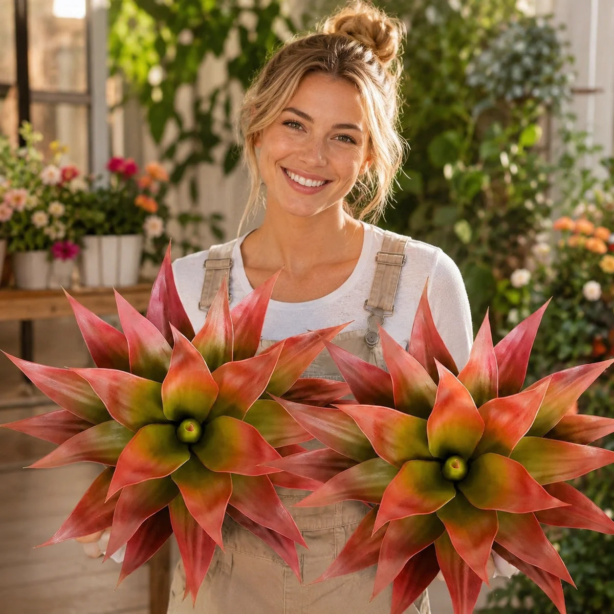 Olitree Artificial Agave Plants Set, UV Resistant Faux Succulents