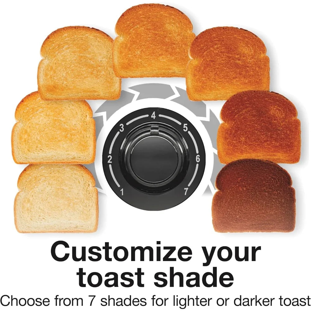 Four Slice Toaster With Extra Wide Slots Bagel Shade Selector