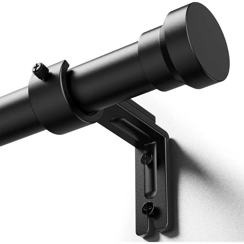 Heavy Duty Adjustable Iron Curtain Rods For Modern Windows