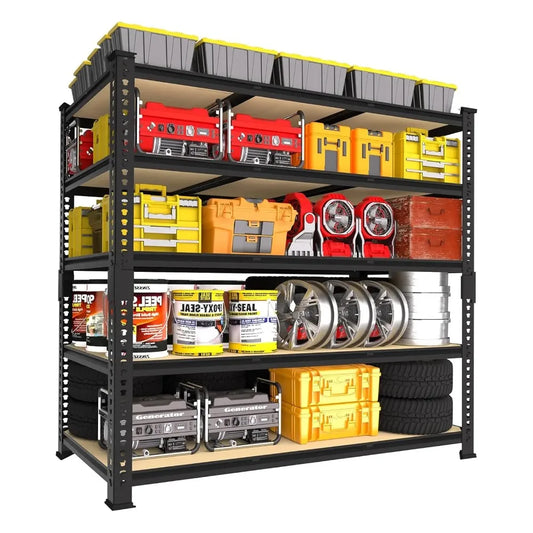 JIMANG Heavy Duty Adjustable Garage Shelving Unit 5 Tier Steel