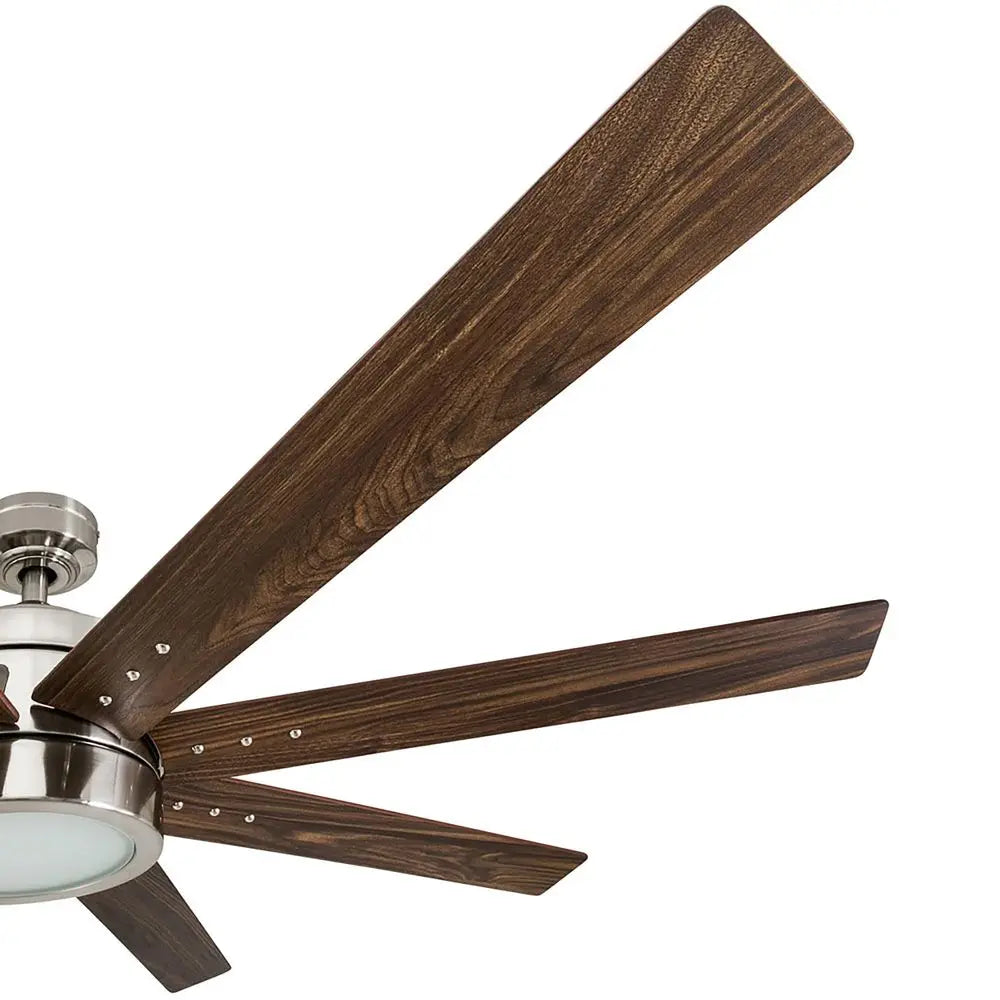 YTYIN Ceiling Fan With Light Remote Control Indoor LED 8 Blades