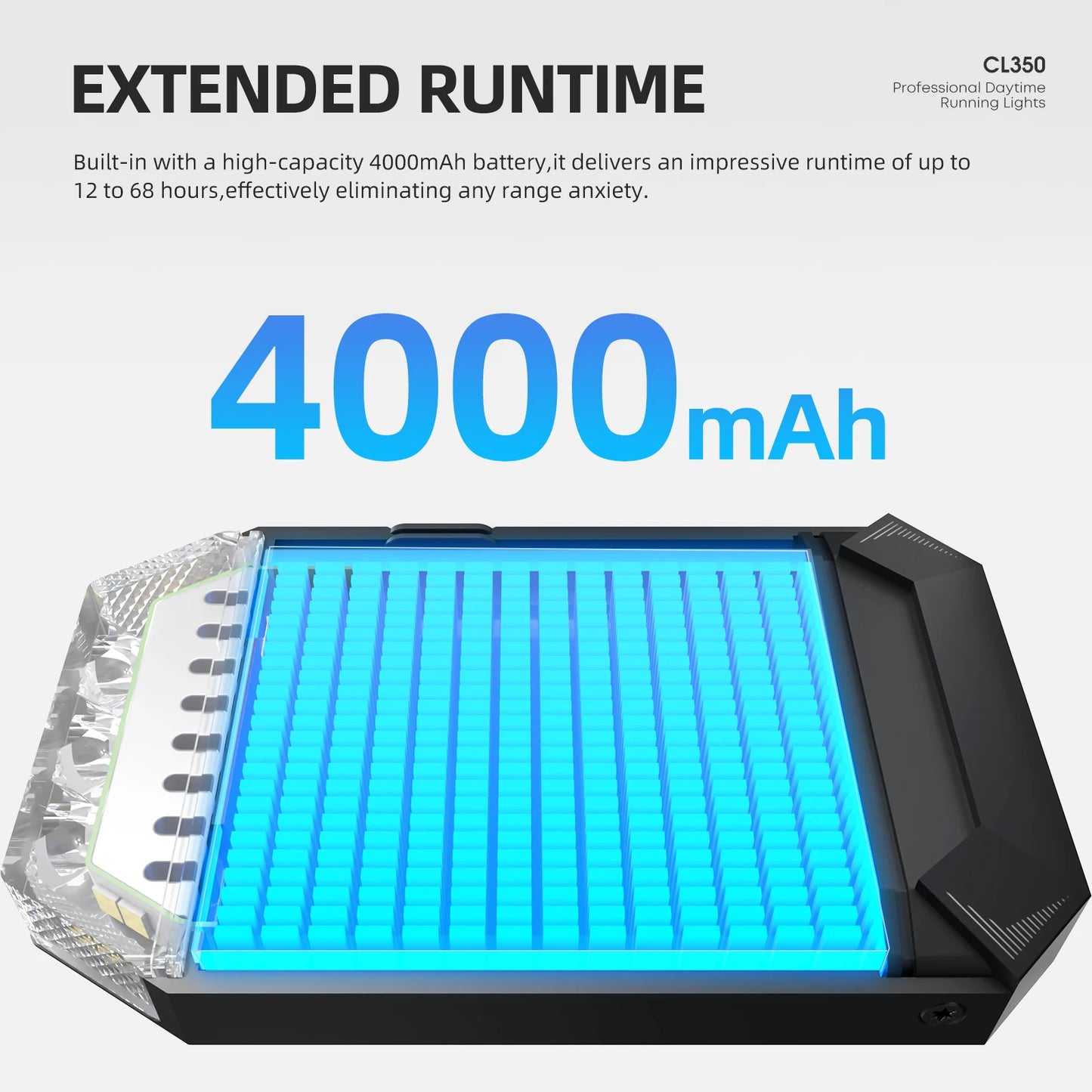 Cyclami CL350 Bike Headlight Garmin XOSS IGPSPORT Magene GPS Compatible