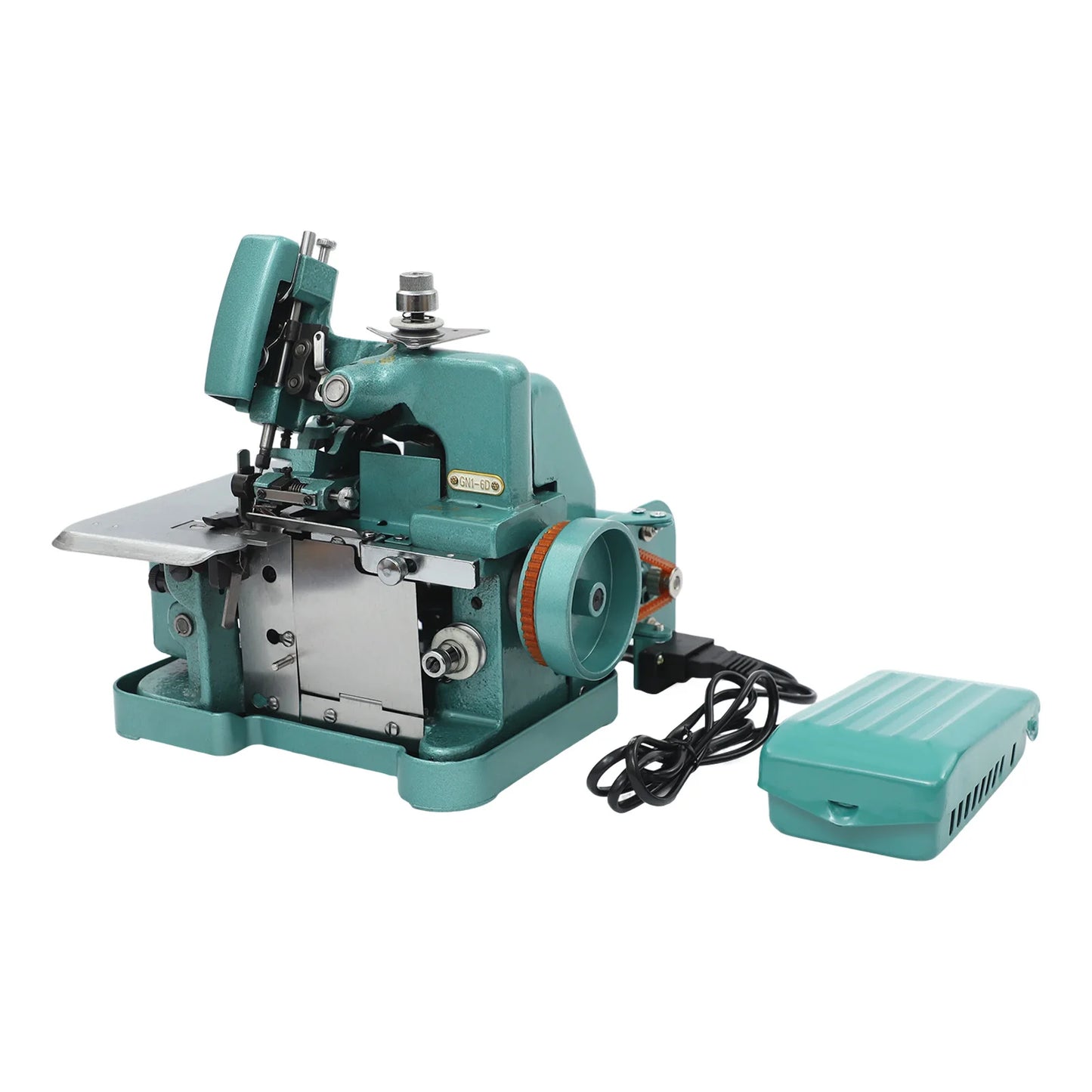 Industrial Overlock Sewing Machine 150W Durable Cast Iron Body