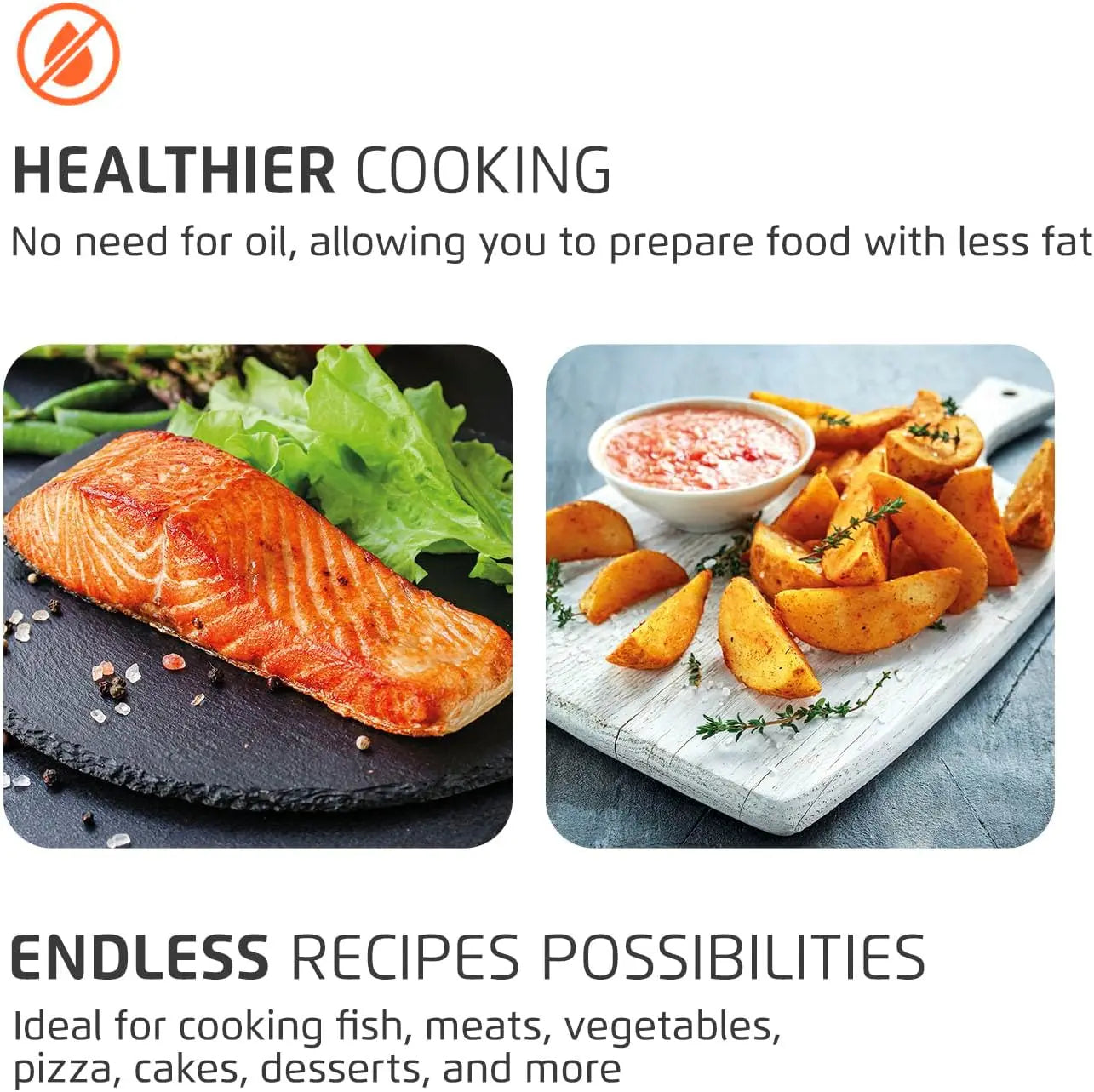 XMSJ Air Fryer Oven 1800W With 12 7 Quart Capacity