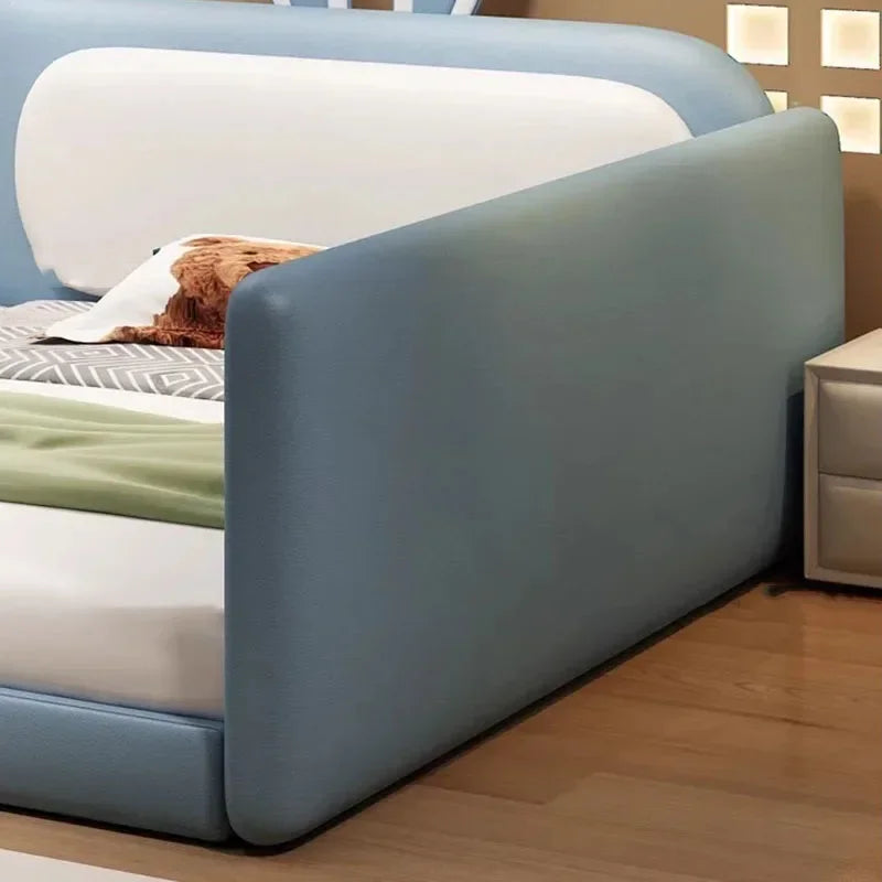 Nordic Style Toddler Bed Wood Frame Safe Comfortable Sleep
