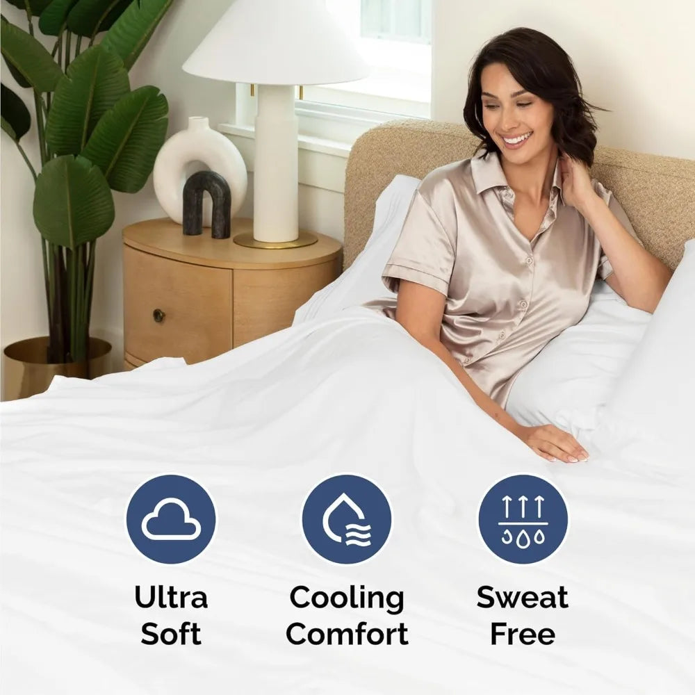 Breathable Cotton Sheets Four Piece Sheet Set Hotel Luxury