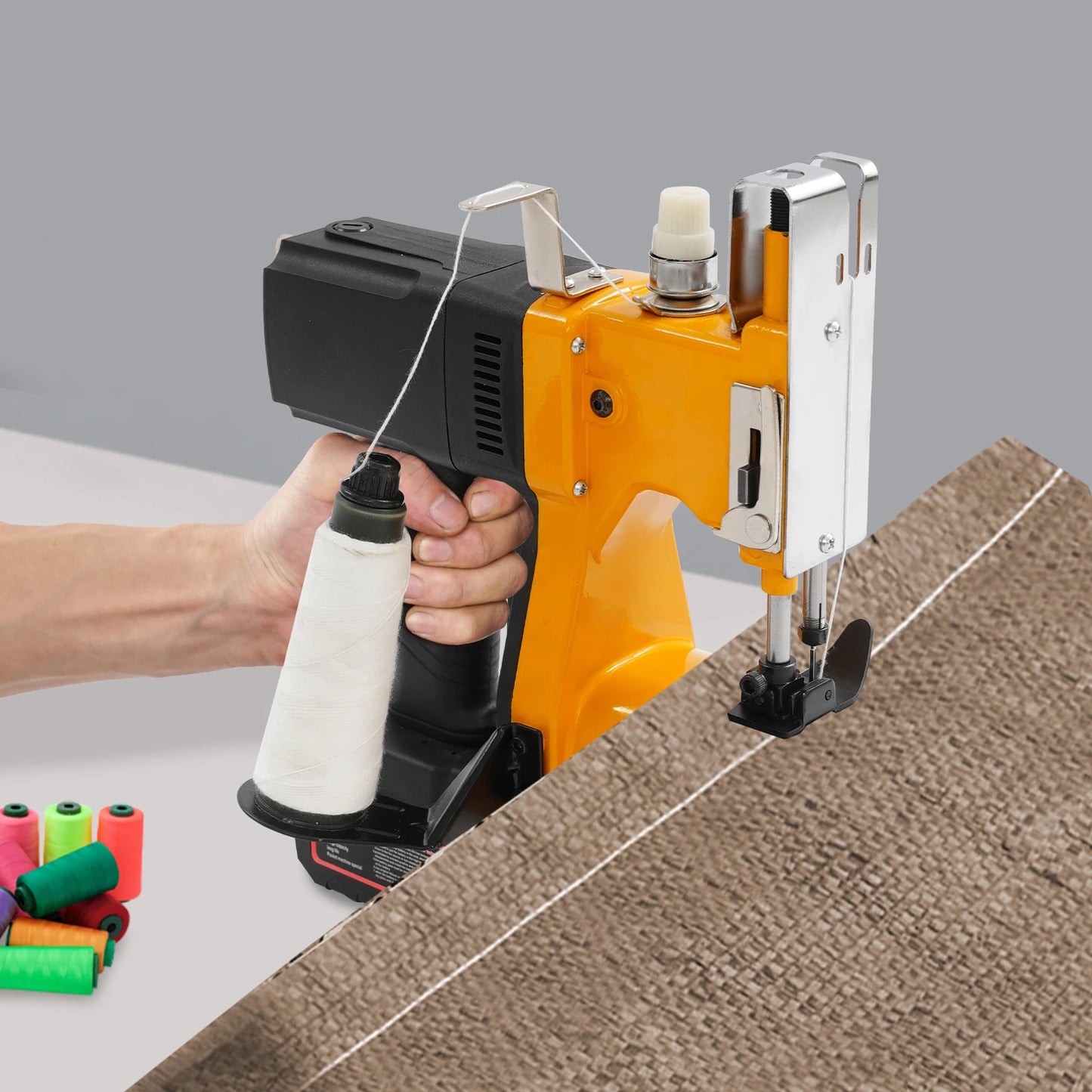 36V Cordless Bag Sewing Machine 210W Portable Sack Sealer