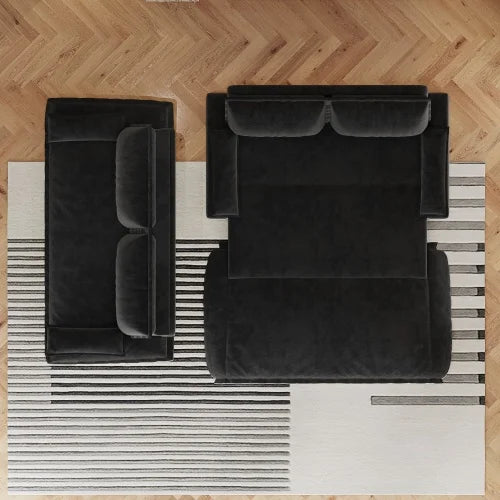 Three In One Convertible Velvet Multifunctional Sleeper Sofa Bed