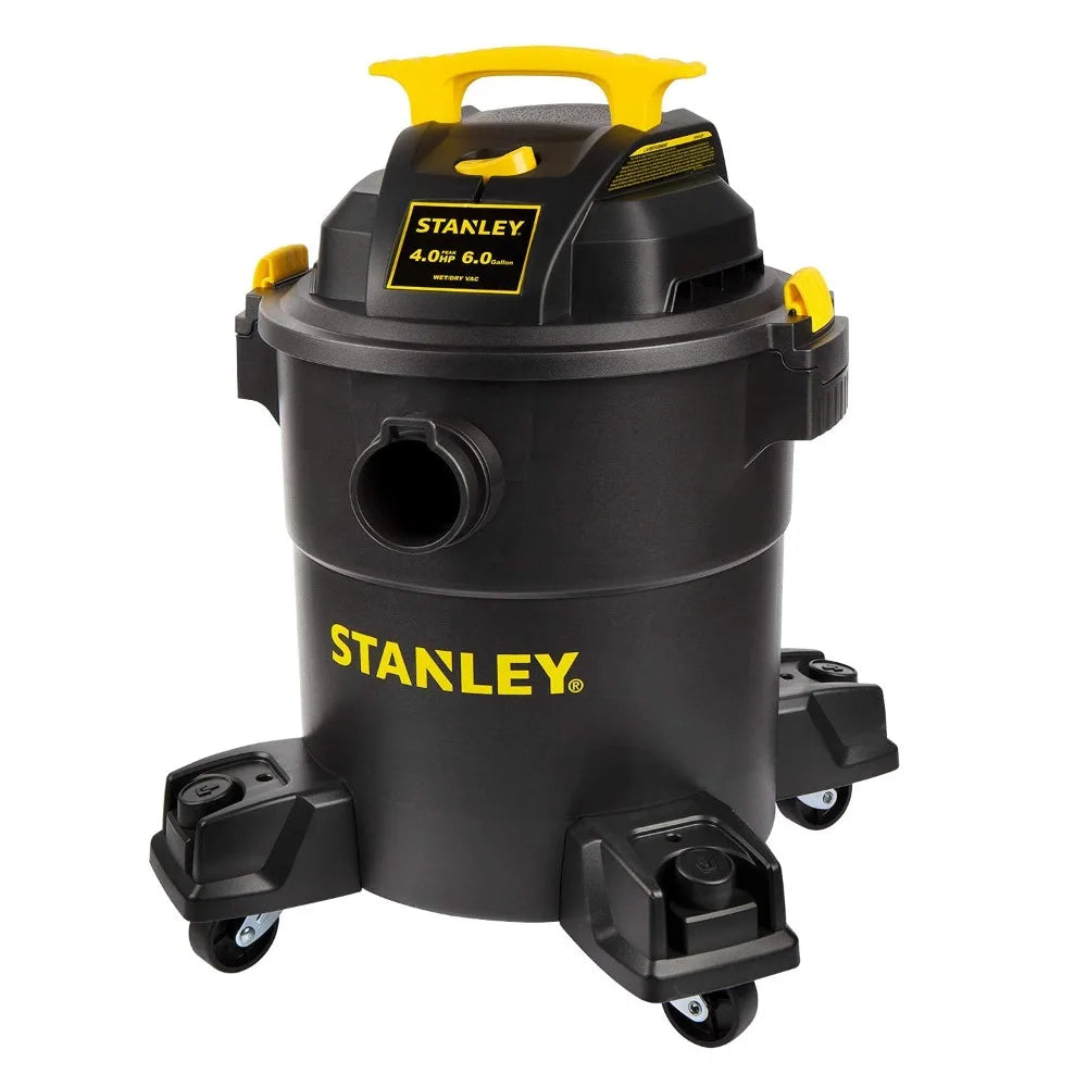 Stanley Wet Dry Vacuum Cleaner 4 HP Power For Garage And Home