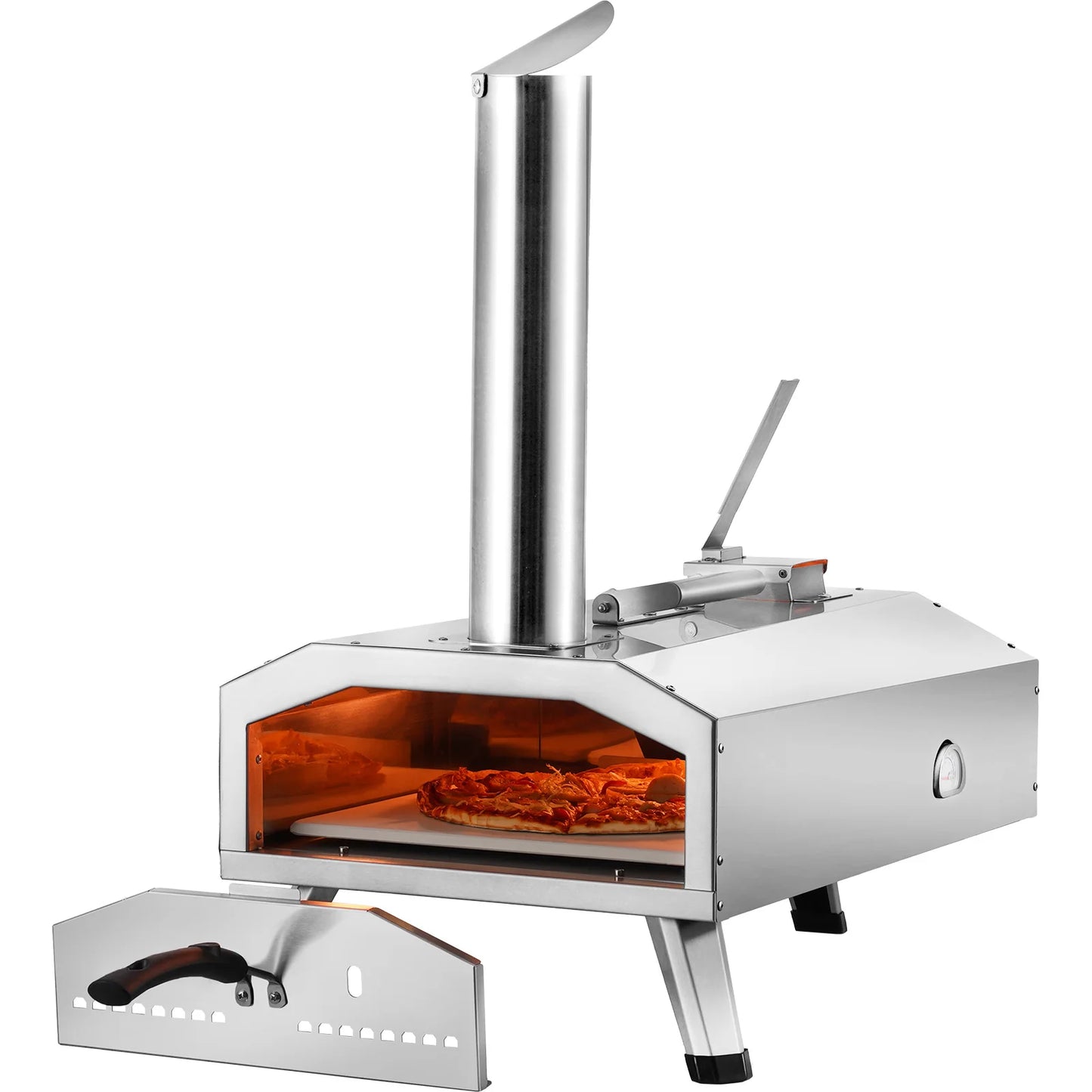 SucceBuy Portable Outdoor Oven Includes Pizza Stone Waterproof Cover