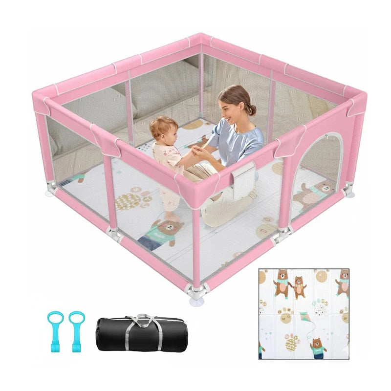 360 Degree Baby Playpen Fence Playground Ages 0 To 6