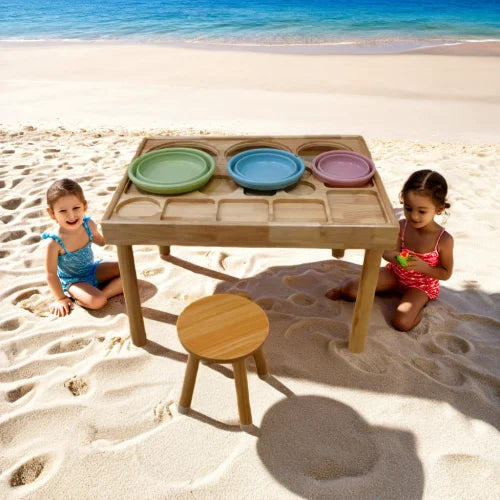 Sensory Toddl er Table Set With Chairs And Double Sided Boards