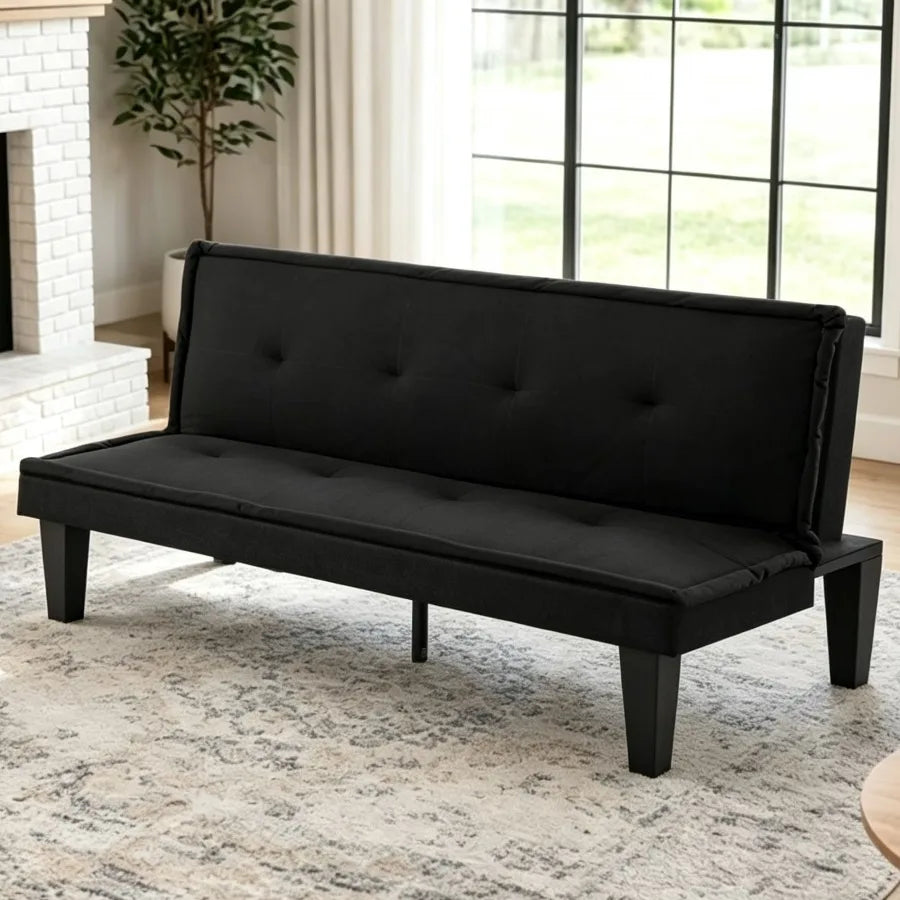 Gewnee Folding Futon Sofa Bed With Five Level Reclining Adjustment