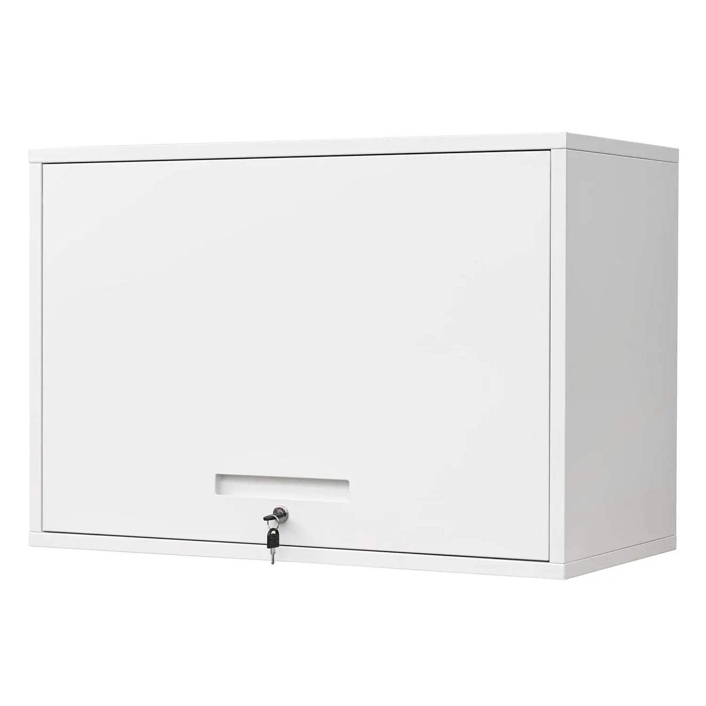 GELU Metal Garage Wall Cabinet With Doors And Shelves Storage