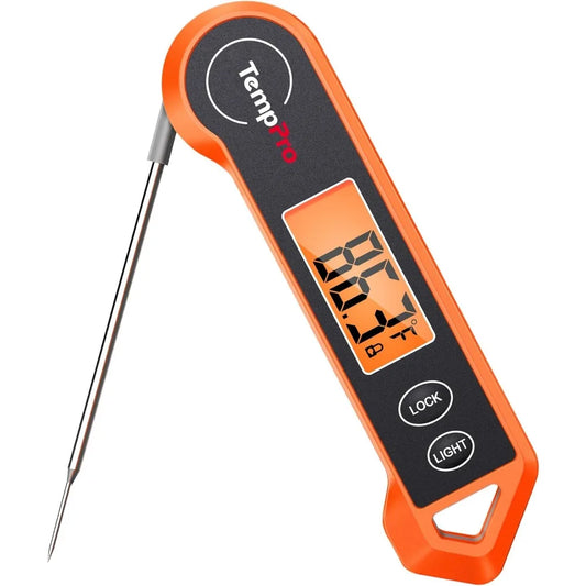 NBVCX Instant Read Waterproof Digital Meat Thermometer for Grilling BBQ