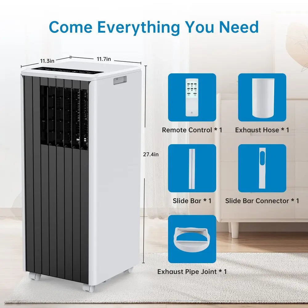 YTYIN 8000 BTU Portable Air Conditioner 3 in 1 Dehumidifier