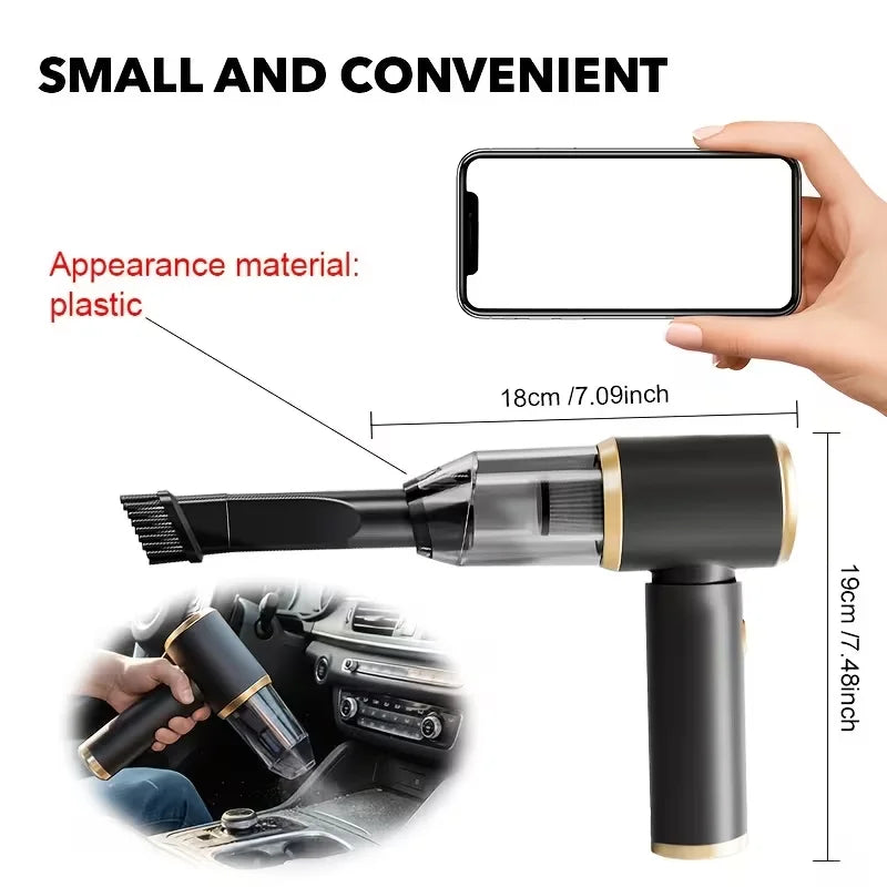 Vacuum Cleaner and Air Blower for Car and Computer Cleaning