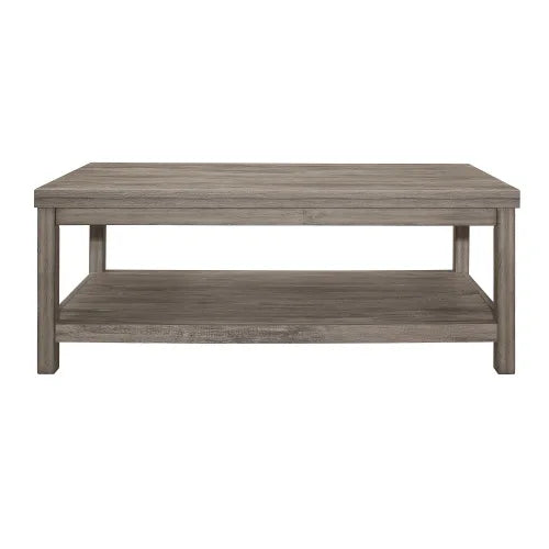 Rustic Three Piece Living Room Coffee and End Table Set