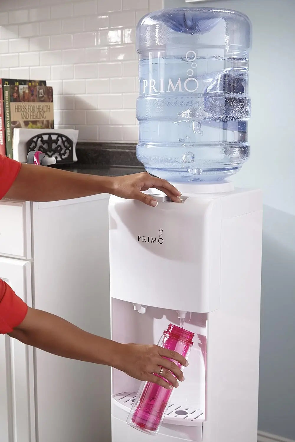XMSJ Top Loading Water Dispenser Hot Cold for Bottled Water