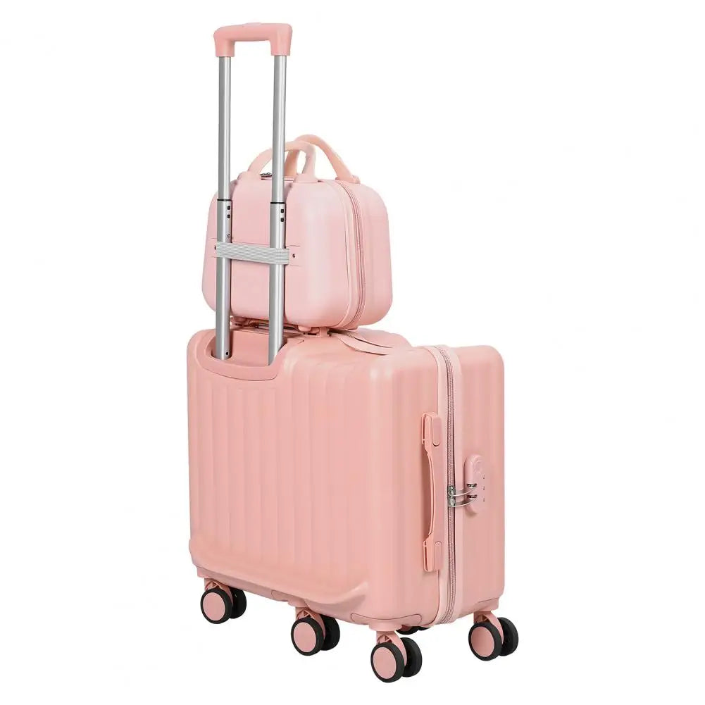 Kids Foldable Pedal Ride On Hardshell Spinner Luggage Scooter For Travel