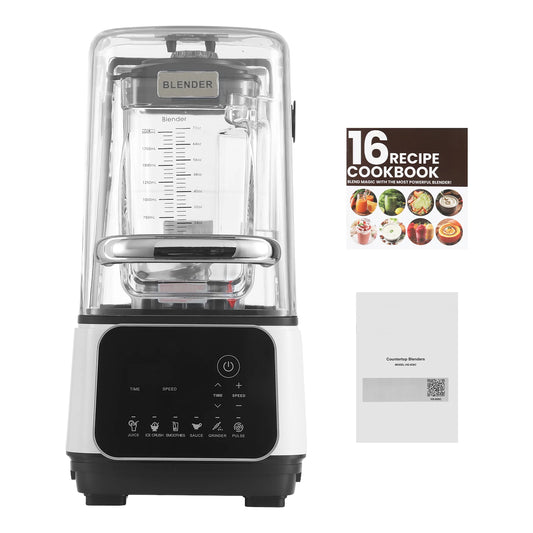 SucceBuy 2200W Countertop Blender With Shield 6 Presets