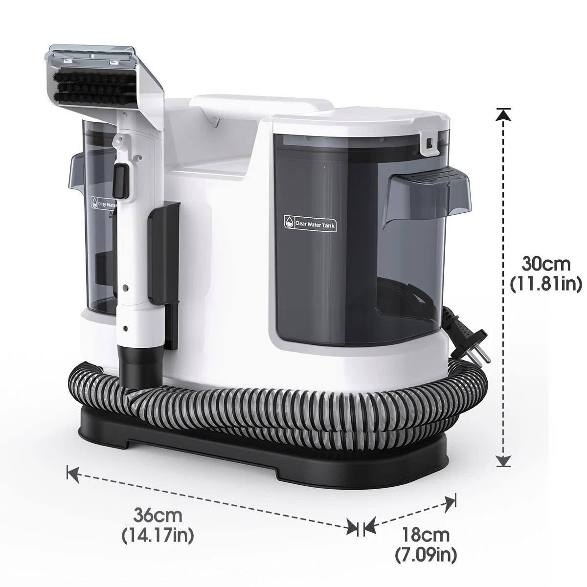 Lubluelu V8 Instant Heated Carpet Cleaner With Powerful 15KPa Suction