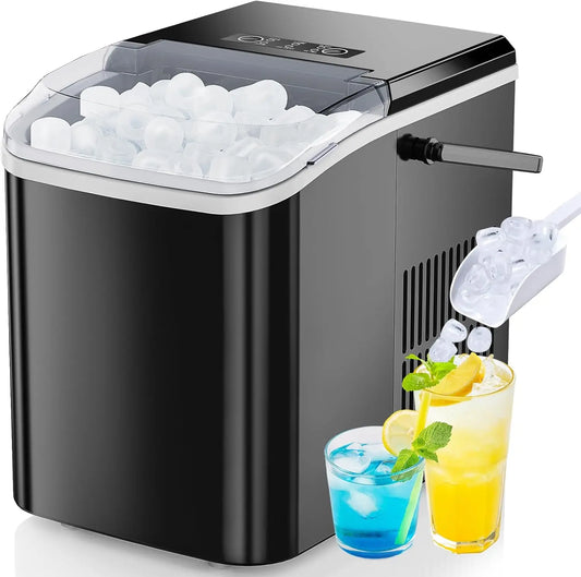 Portable Countertop Ice Maker Self Cleaning Quiet Home Kitchen RV