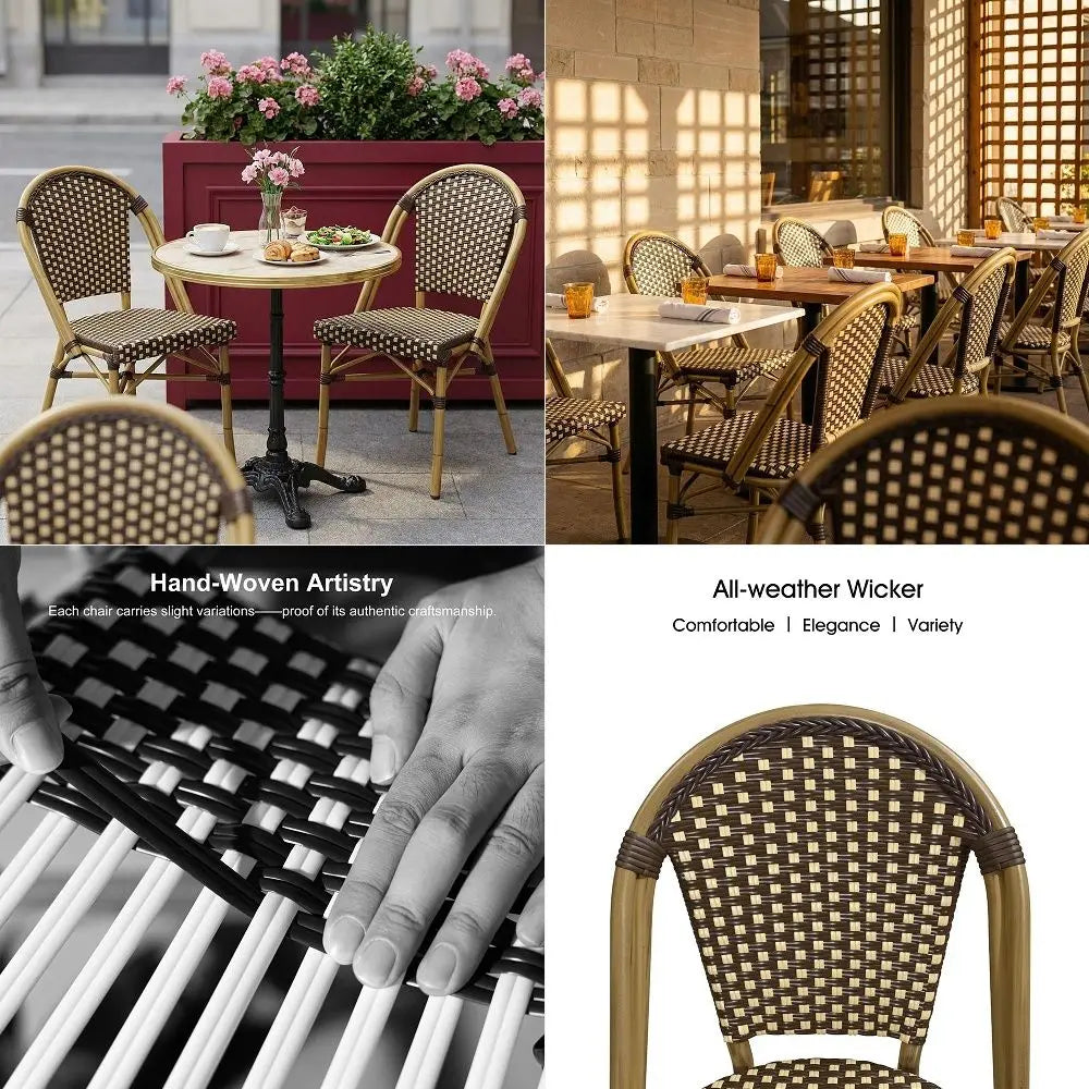 Round Commercial Dining Table Set With Chairs For Restaurant Cafe