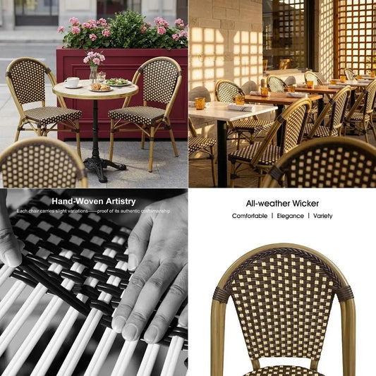 Round Commercial Dining Table Set With Chairs For Restaurant Cafe
