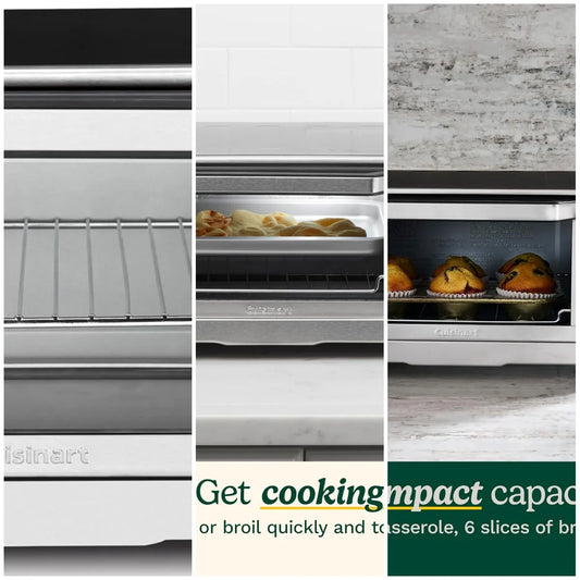 XMSJ Custom Classic Toaster Oven Broiler 1800W Countertop