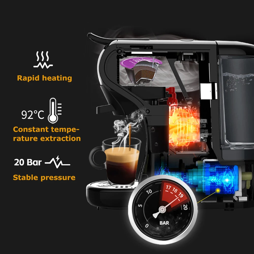 HiBREW Multi Capsule Espresso Maker With Hot And Cold Brewing