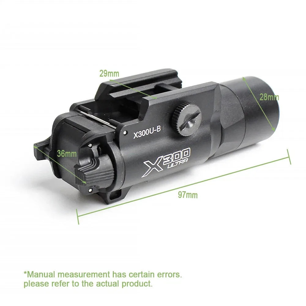 Tactical X300UB Led Weapon Light With Picatinny Rail Mount