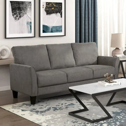 Modern Living Room Sofa Set With Soft Plush Cushions