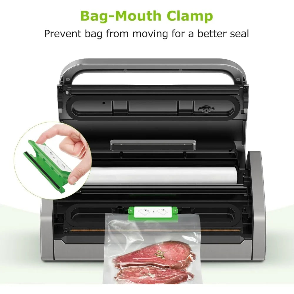 XMSJ Bonsenkitchen Vacuum Sealer Machine With Globefish Technology