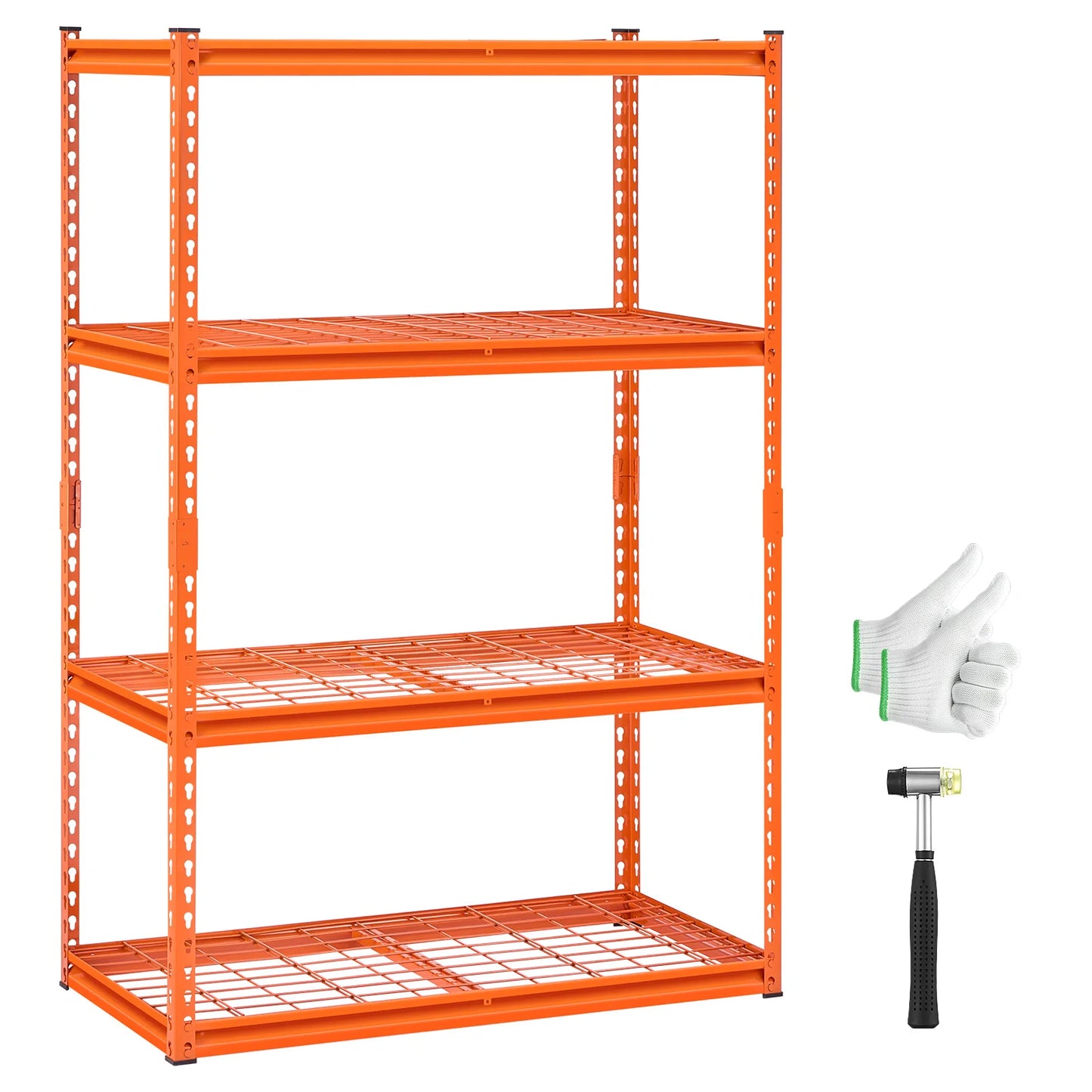 4 Tier Garage Shelving Unit Heavy Duty Storage Shelves